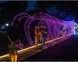 LED 하트 철길